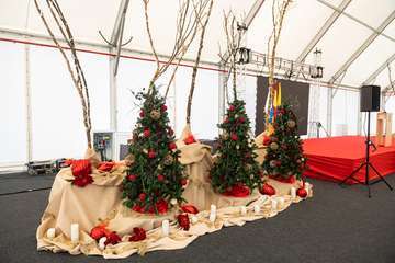 Brindis navideño del Cabildo con los medios de comunicación de Gran Canaria/TA y Acfi Press.